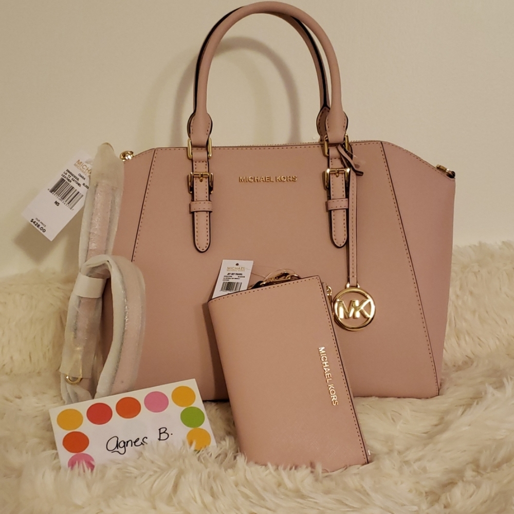SOLD Michael Kors purse and wallet bundle